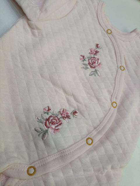 Stylish girls quilted romper