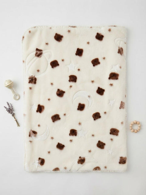 Caramel teddy blanket