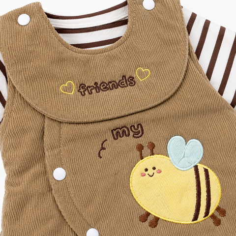 Cozy Bumblebee Striped jumper