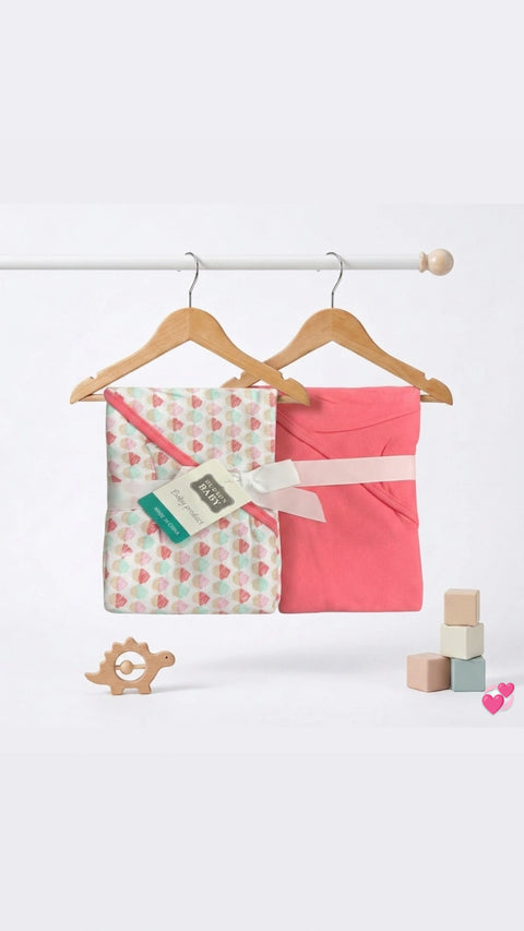 Pink cupcakes wrapping sheet set