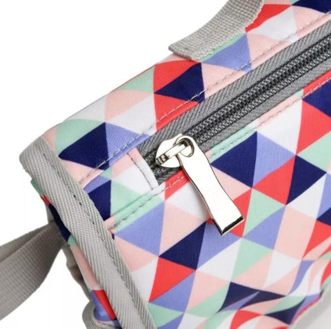 Diaper changing clutch