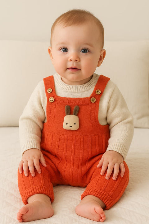 Orange woolen jumper