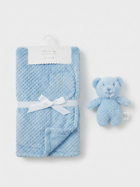 The snuggle bear blue set