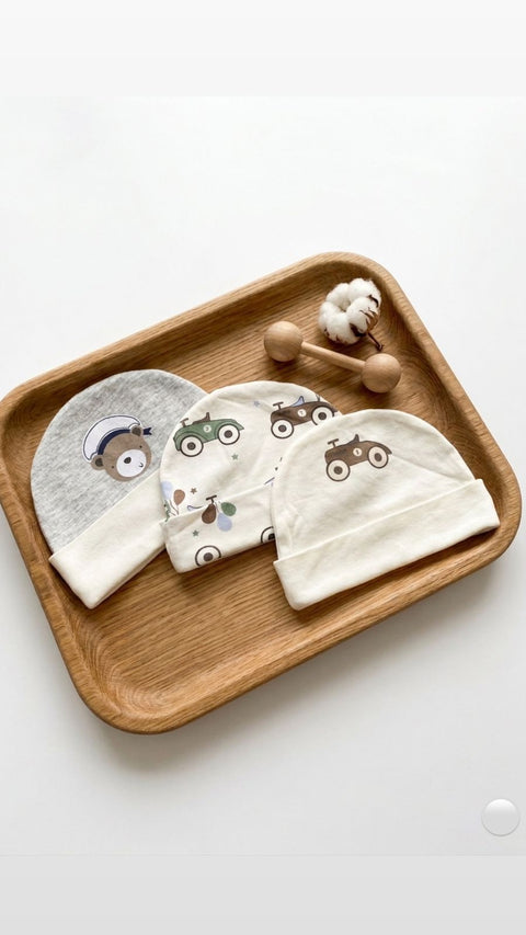Sailor baby cap set