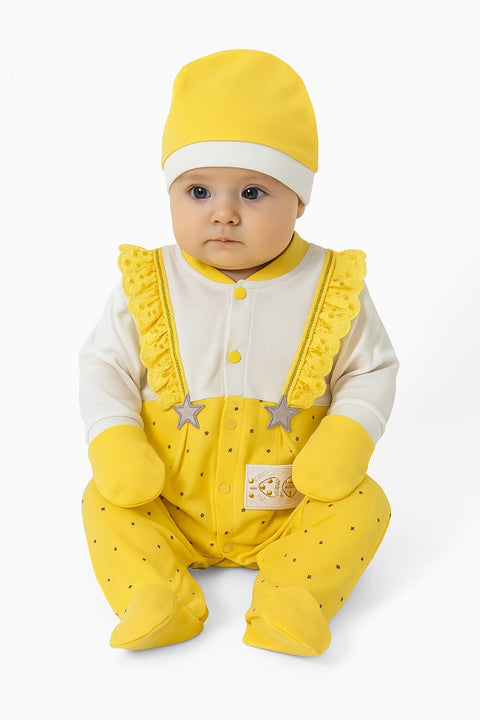 Cute little stars romper set