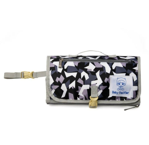 Diaper changing clutch