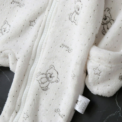White plush jumper
