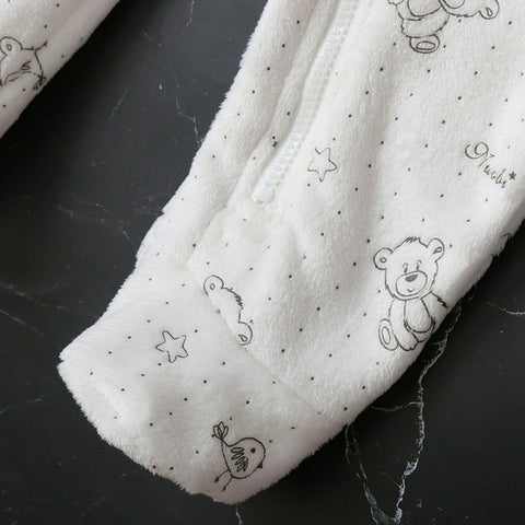 White plush jumper