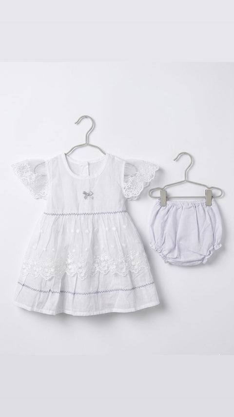 Frill frock set