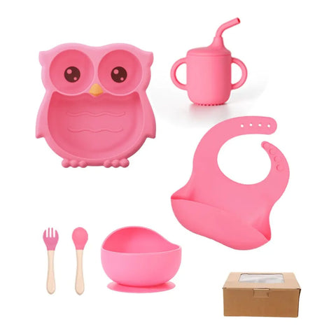 Owl silicon feeding set