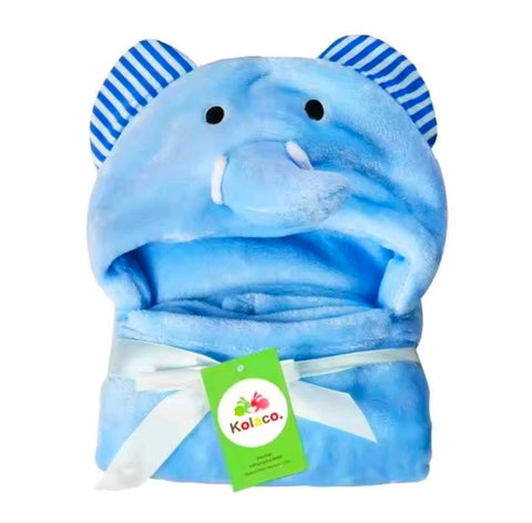Hooded character blanket