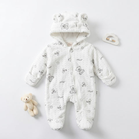 White plush beary jumper