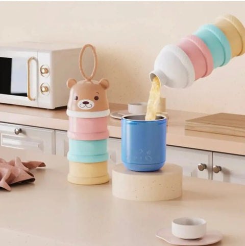 Bear 3 layer milk container