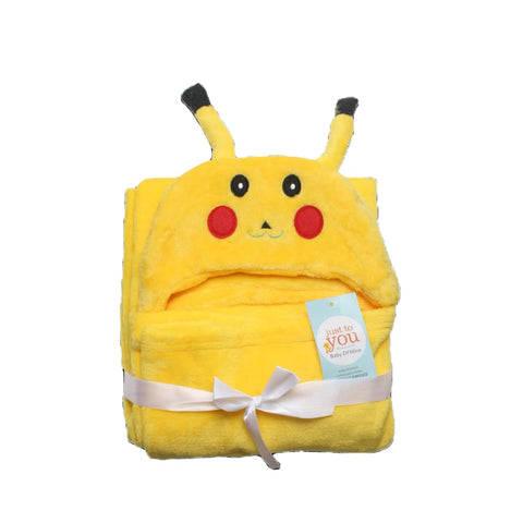 Hooded character blanket