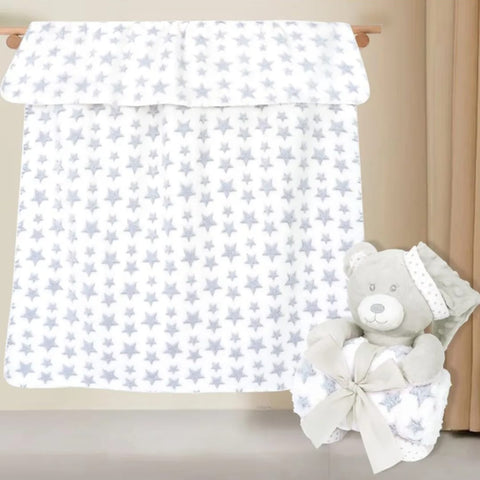 Bear toy blanket