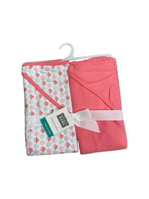 Pack of 2 Hudson baby wrapping sheet