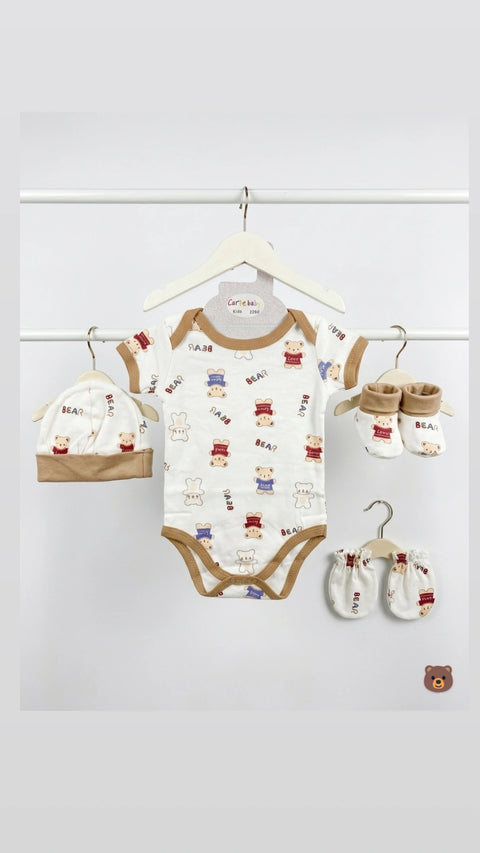 Baby bear body suit set