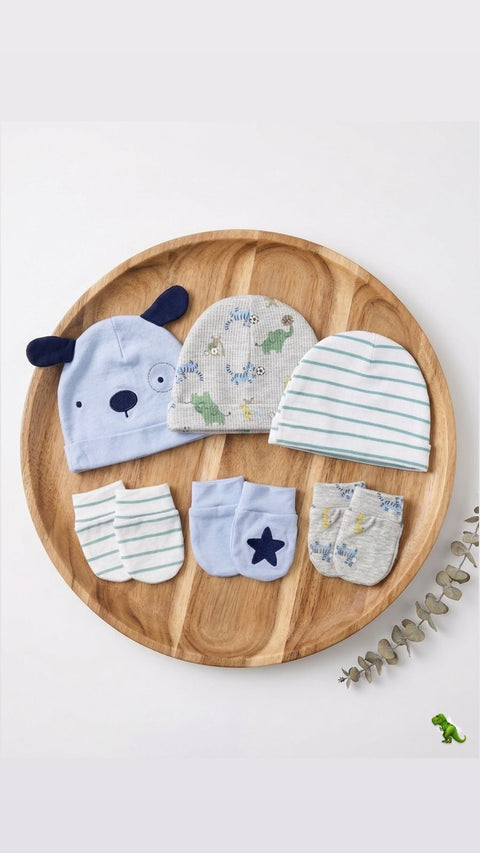 Star baby cap set