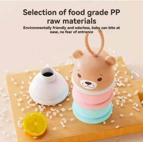 Bear 3 layer milk container