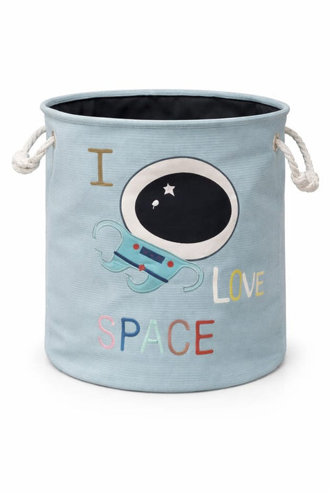 Premium velvet laundry basket