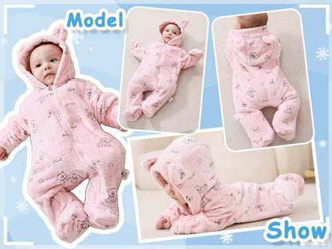 Pink plush jumper