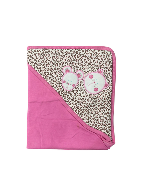 Embroidered hooded wrapping sheet