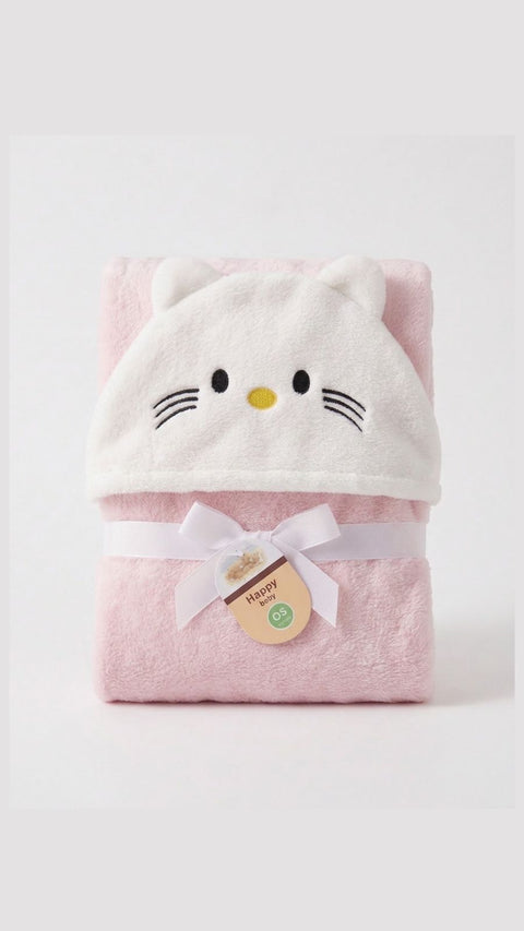 Hello kitty hooded blanket
