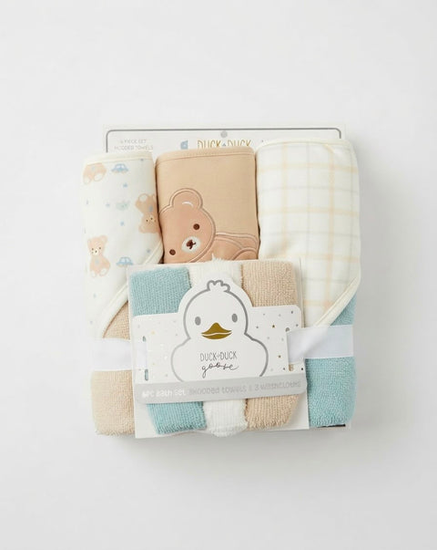 Lovely teddy towel set