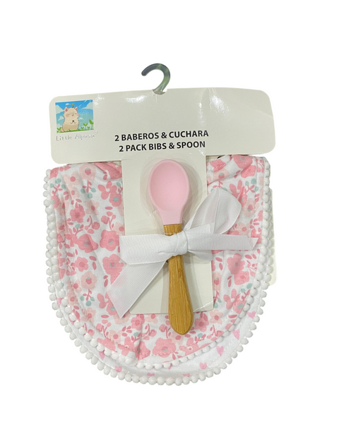 Bib & spoon set