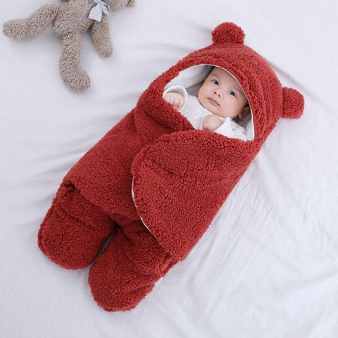 Winter furr swaddle