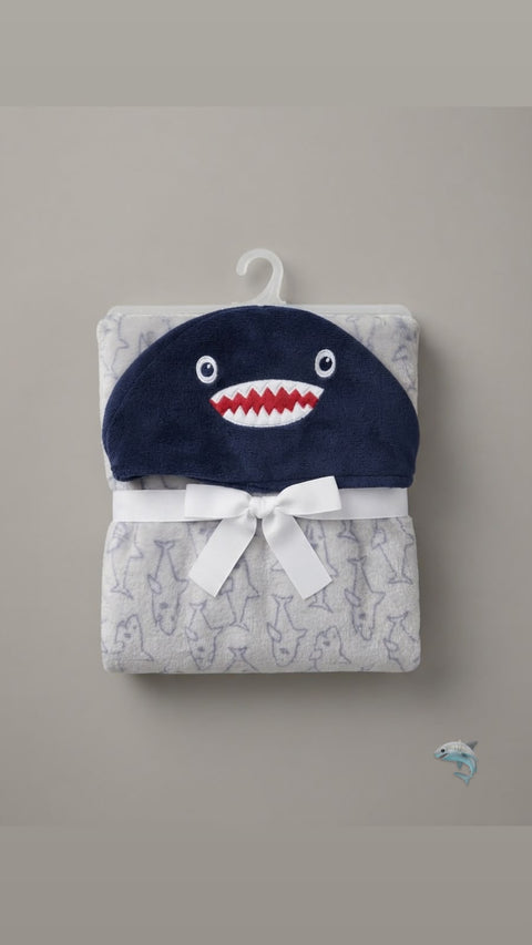 Baby shark fleece blanket