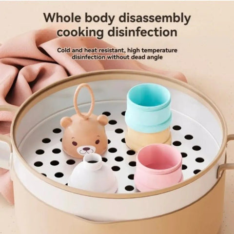 Bear 3 layer milk container