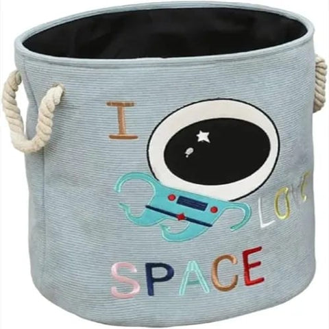 Premium velvet laundry basket