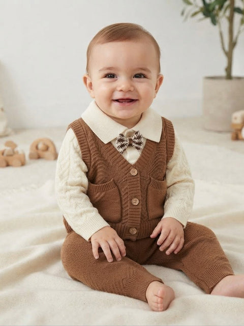 Little Gentleman Knit Set