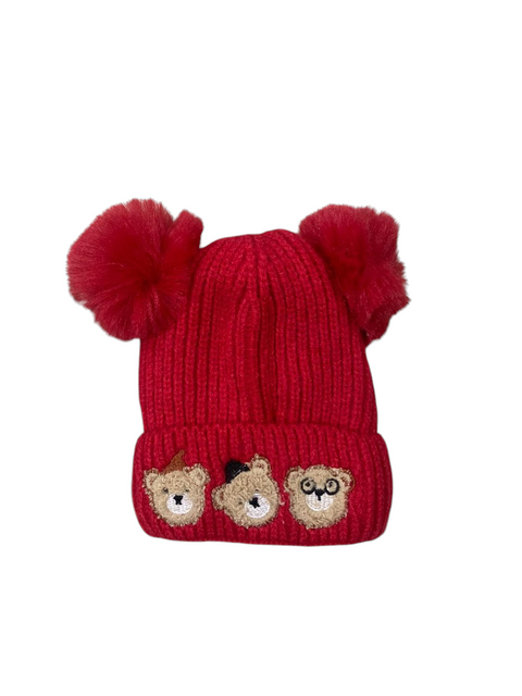 Cute winter bear caps