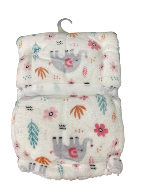Round pillow character blanket