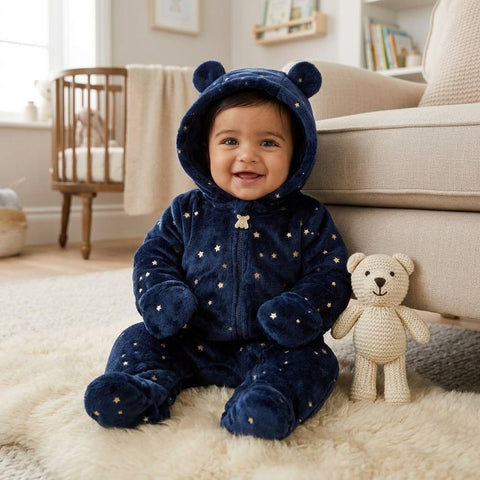 Blue star winter jumper