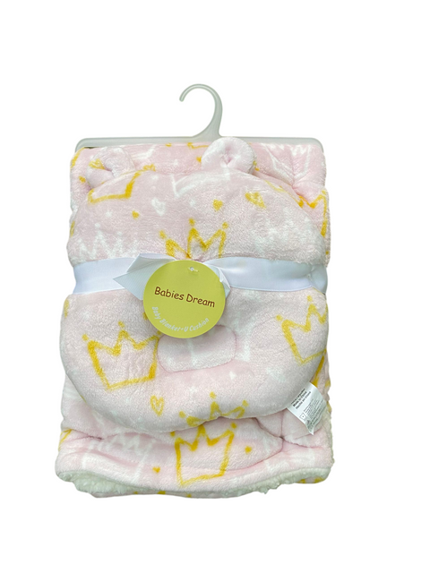 Cute blanket and head pillow