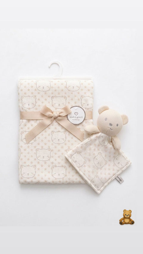 Snoozy baby blanket set