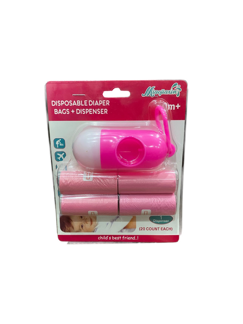 Disposable diaper waste bags _ capsule