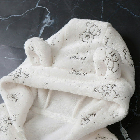 White plush jumper