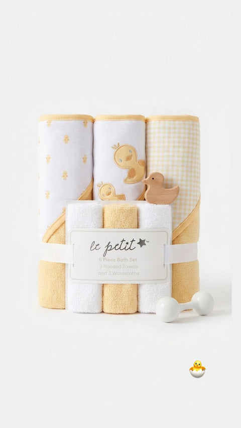 Baby duckling towel set