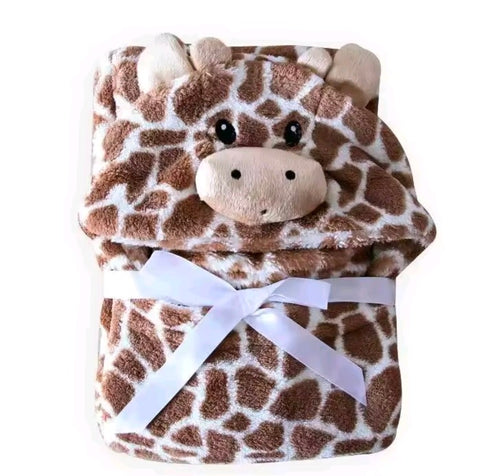 Hooded character blanket