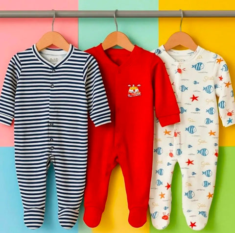 Pack of 3 rompers