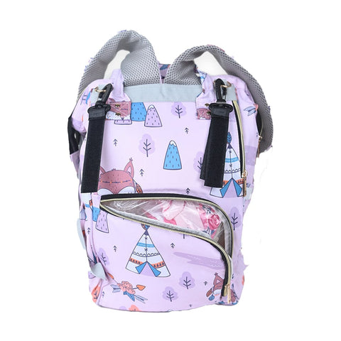 Jeulike purple fox bag pack