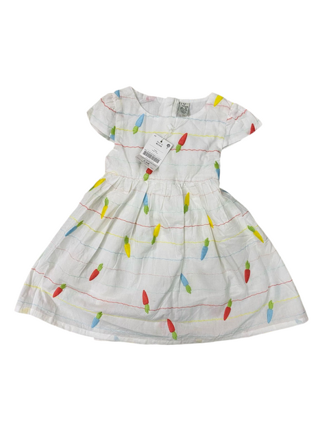Embroidered carrot frock