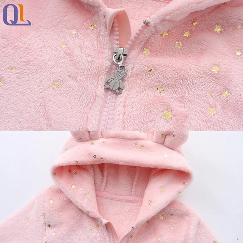 Pink plush jumper