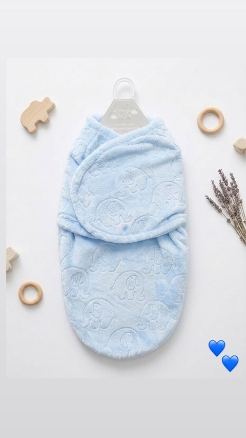 Little handsome fleece swaddle