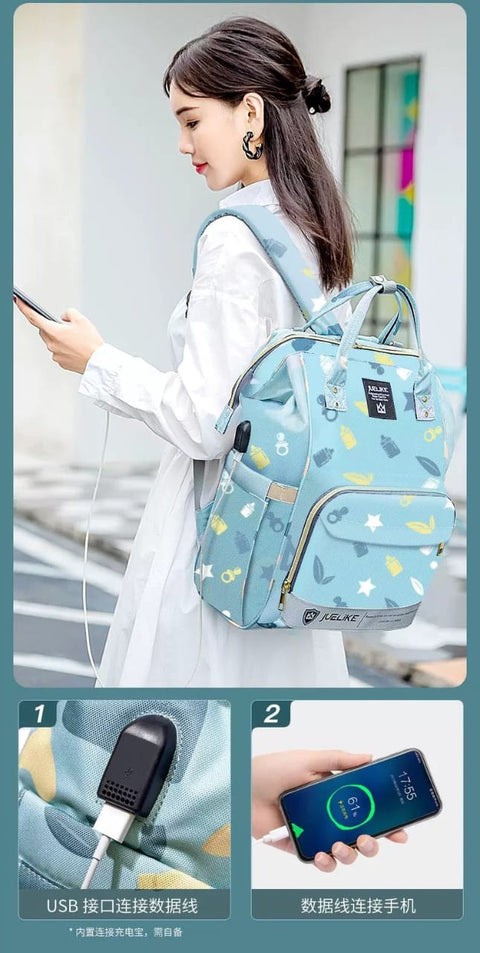 Jeulike blue bag pack