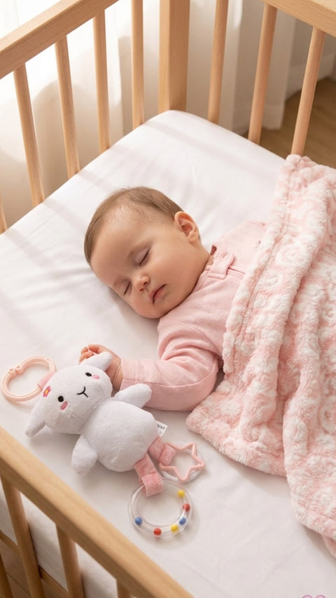 Soft and sweet lamb snuggle set